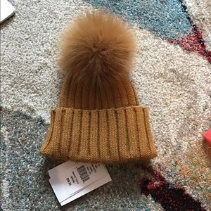 Adrienne Landau Fox Für Beanie
